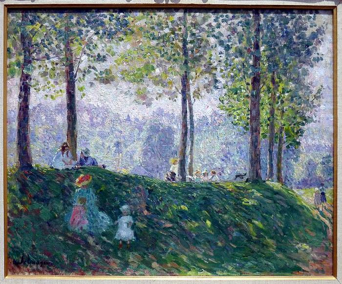 Henri Lebasque Prints An afternoon in the park china oil painting image